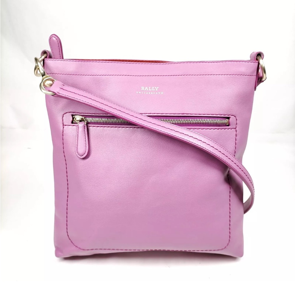 Bally Shoulder Bag  Pink Leather